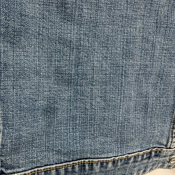 Levi Strauss & Co. Denim Jacket Womens Small Medium Blue Stretch Y2K Classiccore - Picture 8 of 8